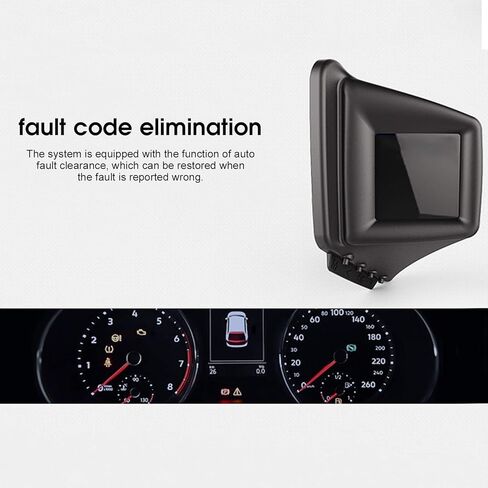 Yunseity OBD2 GPS Smart Gauge, 8 Display Modes with 270 Degree Rotatable Screen, Dual Installation A Pillar Center Console, Pressure PSI KPa Bar Units, for All Car in Kuwait