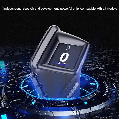 Yunseity OBD2 GPS Smart Gauge, 8 Display Modes with 270 Degree Rotatable Screen, Dual Installation A Pillar Center Console, Pressure PSI KPa Bar Units, for All Car in Kuwait