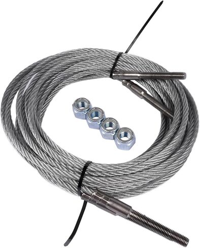 2PCS N33 BH-7500-41 Equalizer Cable Compatible with Rotary Lift Model SPOA9-100, SPOA9-200, SPOA9-300, SPOA9-400 30' 2-3/4" Length 1/4" Diameter in Kuwait
