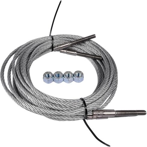2PCS N33 BH-7500-41 Equalizer Cable Compatible with Rotary Lift Model SPOA9-100, SPOA9-200, SPOA9-300, SPOA9-400 30' 2-3/4" Length 1/4" Diameter in Kuwait