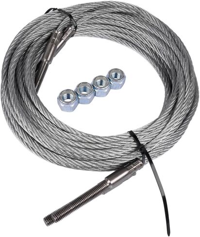 2PCS N33 BH-7500-41 Equalizer Cable Compatible with Rotary Lift Model SPOA9-100, SPOA9-200, SPOA9-300, SPOA9-400 30' 2-3/4" Length 1/4" Diameter in Kuwait