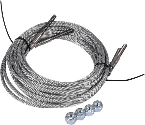 2PCS N33 BH-7500-41 Equalizer Cable Compatible with Rotary Lift Model SPOA9-100, SPOA9-200, SPOA9-300, SPOA9-400 30' 2-3/4" Length 1/4" Diameter in Kuwait
