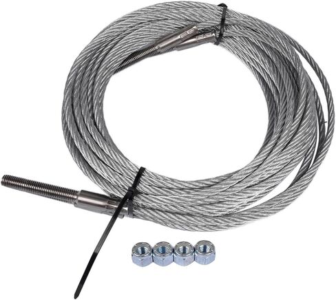 2PCS N33 BH-7500-41 Equalizer Cable Compatible with Rotary Lift Model SPOA9-100, SPOA9-200, SPOA9-300, SPOA9-400 30' 2-3/4" Length 1/4" Diameter in Kuwait