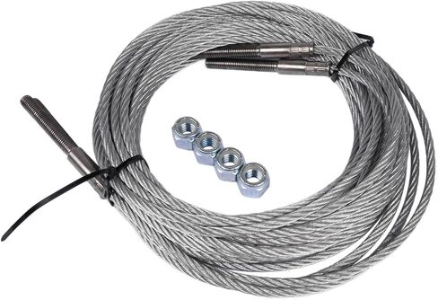 2PCS N33 BH-7500-41 Equalizer Cable Compatible with Rotary Lift Model SPOA9-100, SPOA9-200, SPOA9-300, SPOA9-400 30' 2-3/4" Length 1/4" Diameter in Kuwait