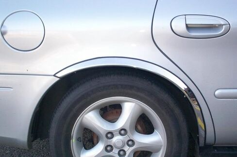 QMI 480704 - Fender Trim Compatible with Mercury Grand Marquis GS Ans LS and Ford Crown Victoria Mirror Polished Stainless Steel Wide Width Set of 4 in Kuwait
