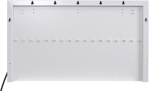 Luxor Steel 16 Tablet Wall/Desk Charging Box with Lockable Door, Padded Interior and Rubber-Coated Dividers - Ideal for Office, Classroom and More in Kuwait