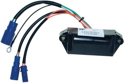 Rareelectrical Outboard Power Pack Compatible with 1978-1984 Johnson Evinrude V4 85 90 100 115 120 140 Hp 4-Cyl Cross Flow No RPM Limit Omc 581805 582684 582454 582125 777627 in Kuwait