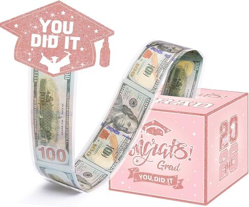 Graduation Gifts, Graduation Money Box, Surprise Grad Money Holder with Pull Out Card, Class of 2026 Funny Cash Gift Ideas for Boys Girls High School College in Kuwait