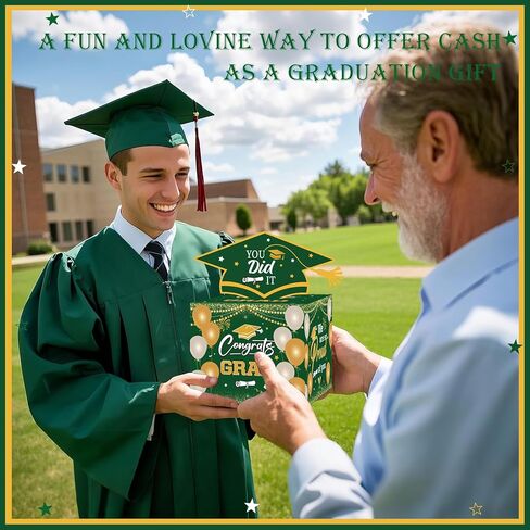 Graduation Gifts, Graduation Money Box, Surprise Grad Money Holder with Pull Out Card, Class of 2026 Funny Cash Gift Ideas for Boys Girls High School College in Kuwait
