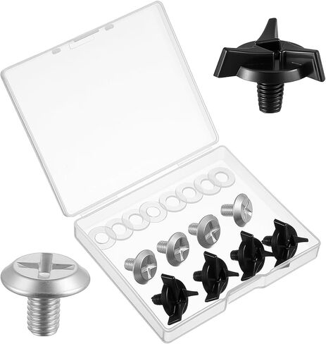 16 PCS Helmet Visor Screws Motorcycle Helmets Screws with 8 PCS Rubber Washers Hardware Kits Motorcycle Helmet Replacement Accessories for Motorcross Helmets in Kuwait