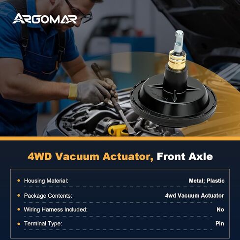 4WD Actuator Compatible with Ford F150 F250 Expedition Lobo, for Lincoln Navigator 1997 1998 1999 2000 2001 2002 2003 2004 Replace F65Z-3G360-BA 1S10933 TCA-34 in Kuwait