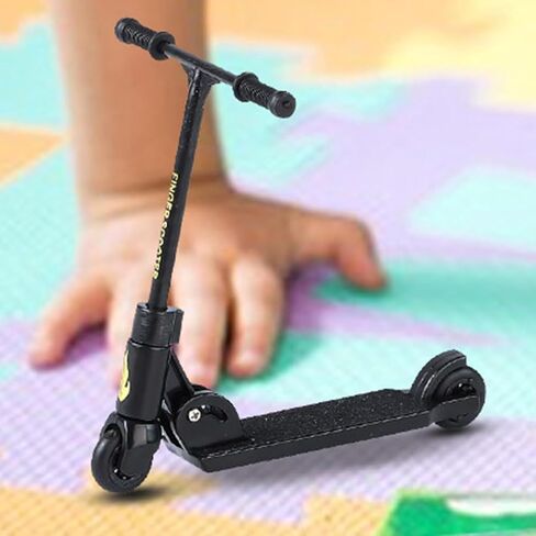 سكوتر أصابع 3 قطع - سكوتر بعجلتين - بي إم إكس قابل للطي مع فرامل | إكسسوارات لوحة الأصابع للمراهقين | ألواح تزلج ممتعة غير قابلة للانزلاق ألعاب تعليمية للأصابع in Kuwait