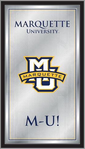 Marquette 26" x 15" Fight Song Mirror by Holland Bar Stool Company in Saudi Arabia