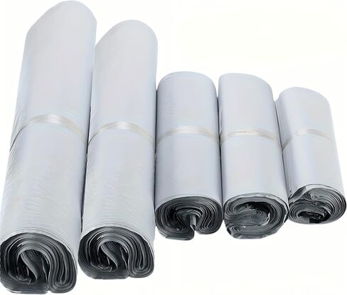 100pcs White Heavy-Duty Self-Sealing Mailing Bags | Extra Large Shipping Bags with Reinforced Edges for Commercial Use, Clothing Packaging & Large Packages, Made of PE, Self-Seal Closure,20 * 30cm in Kuwait