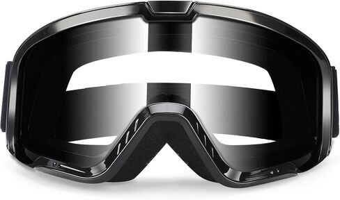 Motocross Goggles Dirt Bike ATV Goggles Motorcycle Gear Mountain Bike Riding Racing 4-Wheeler MX Accessories Off Road & Ski Glasses for Men Women Youth UV400 Anti-Fog Dustproof Anti-Slip Strap in Kuwait