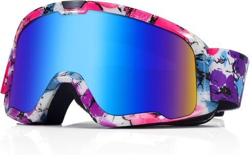 Motocross Goggles Dirt Bike ATV Goggles Motorcycle Gear Mountain Bike Riding Racing 4-Wheeler MX Accessories Off Road & Ski Glasses for Men Women Youth UV400 Anti-Fog Dustproof Anti-Slip Strap in Kuwait