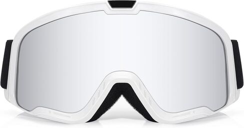 Motocross Goggles Dirt Bike ATV Goggles Motorcycle Gear Mountain Bike Riding Racing 4-Wheeler MX Accessories Off Road & Ski Glasses for Men Women Youth UV400 Anti-Fog Dustproof Anti-Slip Strap in Kuwait