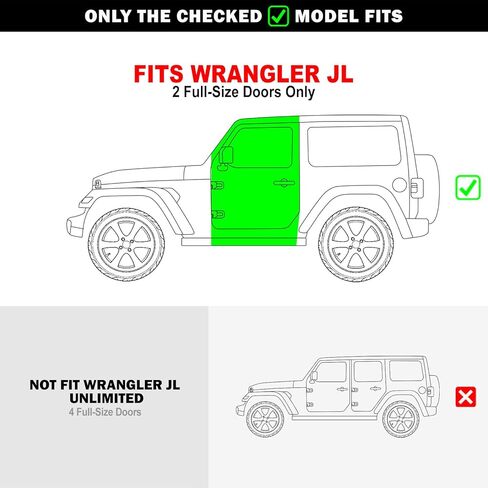 Tuxtreme الفولاذ المقاوم للصدأ أنابيب Nerf Bars Drop Steps Rock Guards متوافق مع Jeep Wrangler JL 2Dr 18-26 in Kuwait