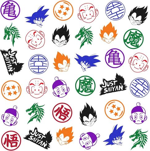 24 Pcs Dragon Themed Stampers, Ball Z Birthday Party Supplies, Classroom Rewards Prizes, Goody Bag Treat Bag Stuff for Goku Birthday Party Gifts in Kuwait