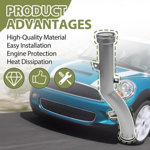 أنبوب تبريد محرك الألومنيوم المحسن مع حلقة O مناسبة لميني كوبر R55 R56 R57 R58 R59 R61 استبدال 11537589713 11537541845 in Kuwait