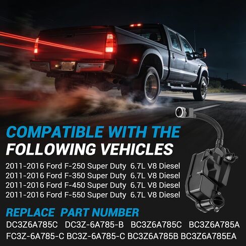 مجموعة فاصل الزيت DC3Z6A785C متوافقة مع 2011-2016 Ford F250 F350 F450 F550 Super Duty 6.7L Powerstroke Diesel Crankcase Filter، PCV CCV Filter Oil Separator استبدال # BC3Z6A785C BC3Q6A785FA in Kuwait
