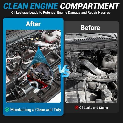 مجموعة فاصل الزيت DC3Z6A785C متوافقة مع 2011-2016 Ford F250 F350 F450 F550 Super Duty 6.7L Powerstroke Diesel Crankcase Filter، PCV CCV Filter Oil Separator استبدال # BC3Z6A785C BC3Q6A785FA in Kuwait