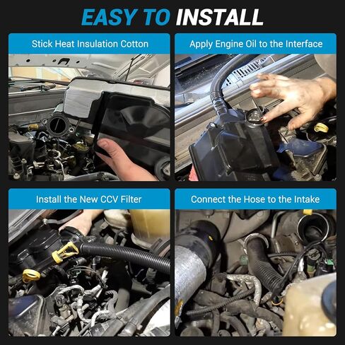 مجموعة فاصل الزيت DC3Z6A785C متوافقة مع 2011-2016 Ford F250 F350 F450 F550 Super Duty 6.7L Powerstroke Diesel Crankcase Filter، PCV CCV Filter Oil Separator استبدال # BC3Z6A785C BC3Q6A785FA in Kuwait