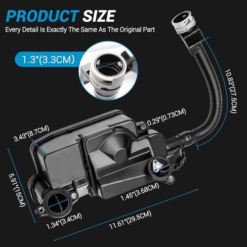 مجموعة فاصل الزيت DC3Z6A785C متوافقة مع 2011-2016 Ford F250 F350 F450 F550 Super Duty 6.7L Powerstroke Diesel Crankcase Filter، PCV CCV Filter Oil Separator استبدال # BC3Z6A785C BC3Q6A785FA in Kuwait