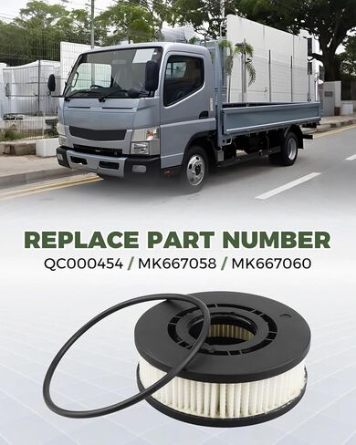 QC000454 Crankcase Ventilation Filter Fit for Mitsubishi Fuso 4p10 Fec91 Fgb71 Engine, Fit for Fiat Ducato 3.0L 2008-2012, replacement part number MK667058 MK667060 in Kuwait