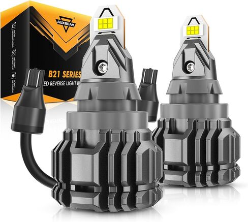 Auxbeam B21 Series 921 Bulb for Backup Reverse Light 8000LM 600% Extremely Bright 912 W16W T15 Bulbs Error Free in Kuwait