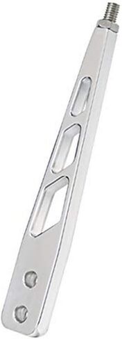 BSP Shift Lever, Grid, 8 in Length, 3/8-16 in Thread, Straight, Billet Aluminum, Polished, Tremec TKO-500/600 and T56, Each in Kuwait