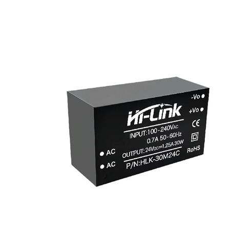 AC-DC 24V 30W 1.25A الناتج HLK-30M24C أصغر حجم موثوقية عالية عزل أمان عالي in Kuwait