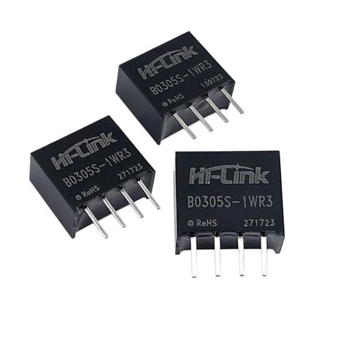 50pcs B0305S-1WR3 88% Efficiency 1W 3.3V to 5V 200mA Single Output DC DC Power Supply Module SmartHome in Kuwait