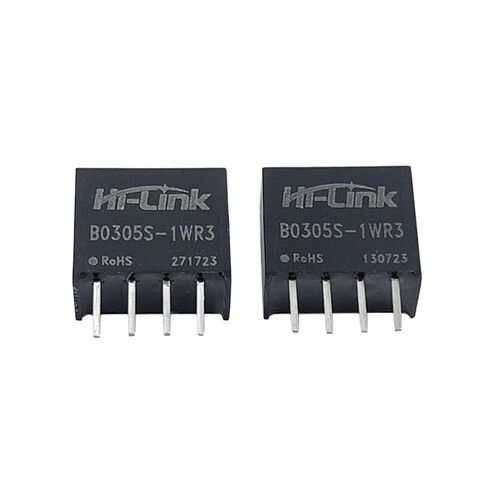 50pcs B0305S-1WR3 88% Efficiency 1W 3.3V to 5V 200mA Single Output DC DC Power Supply Module SmartHome in Kuwait
