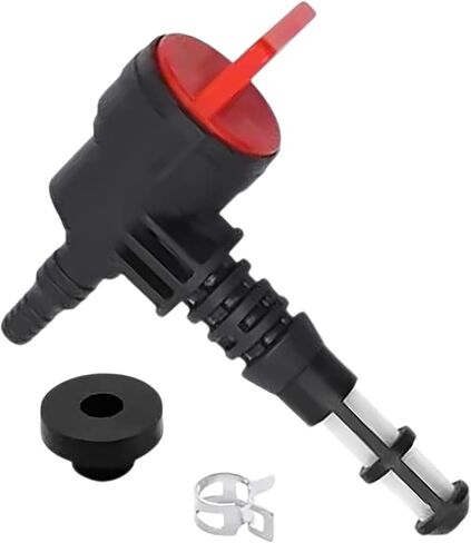 Fuel Shut Off Valve for Generator – Fix Fuel Leaks & Engine Flooding – Petcock with Filter Screen, Grommet & Clamp – Compatible with Generac 5500 5550 8550 01646 in Kuwait