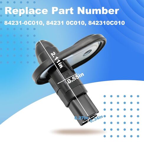 2PCS Door Jamb Switch, Door Control Lamp Switch Compatible with Toyota Sequoia 2008-2022 Sienna 2011-2020 Tundra 2007-2019 Replace# 84231-0C010 in Kuwait