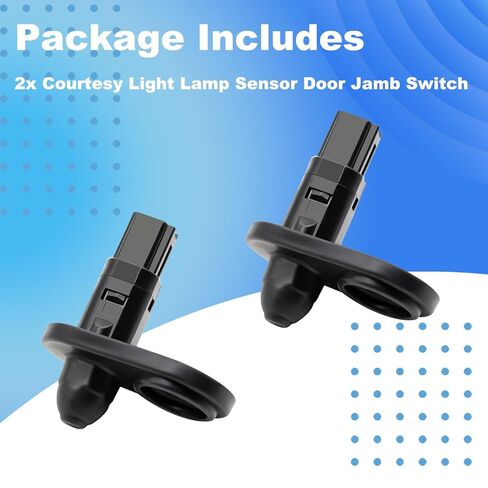 2PCS Door Jamb Switch, Door Control Lamp Switch Compatible with Toyota Sequoia 2008-2022 Sienna 2011-2020 Tundra 2007-2019 Replace# 84231-0C010 in Kuwait