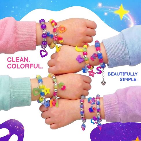 QuTZ Bracelet Making Kit, Resin Jewelry Making Kit, Making Your Own Beads and Charms with the UV Resins and Curing Station, Design Your Own K-pop and Friendship Bracelets for Girls 6+, (6 Resin Set) in Kuwait