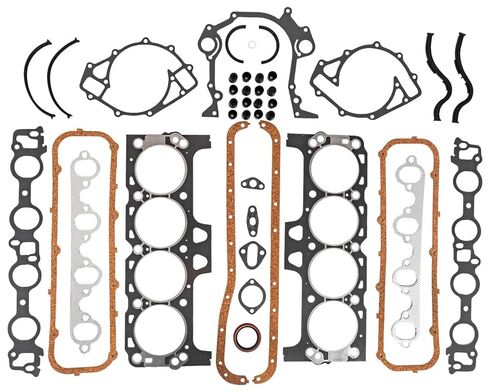 JEGS Engine Gasket Kit | Fits Most 1968-1987 Ford 429-460 Big Block Except Boss, CJ, & SCJ | Intake Port Dimensions: 1.980 in. x 2.260 in. in Kuwait