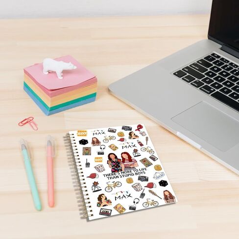 مجلة LONGXIN Stranger Merch Notebook Journal، هدايا عيد الميلاد المجيد للنساء والفتيات لمحبي الأفلام بغلاف مقوى حلزوني مقاس 5.8x8.3 in Kuwait