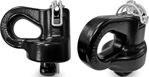 60691 مرساة سلسلة أمان لنظام بوك معقوفة، لـ 2013-2026 Ford F250 F350 F450، 2016-2026 شيفروليه سيلفرادو، جي إم سي سييرا و2016-2024 نيسان تيتان XD، 38000 رطل GTW، قطعتان in Kuwait