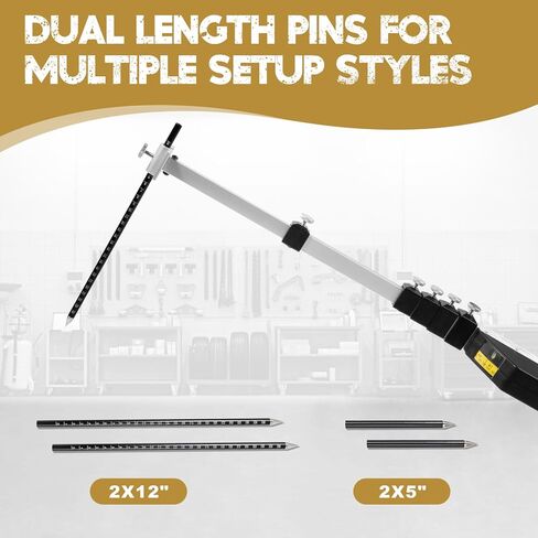 Telescoping Measuring Tram Gauge, 10 Feet High Precision Auto Body Frame Machine Measuring Ruler for Car Repair Tram Gauge Construction, Machinery Maintenance | Aluminum in Kuwait