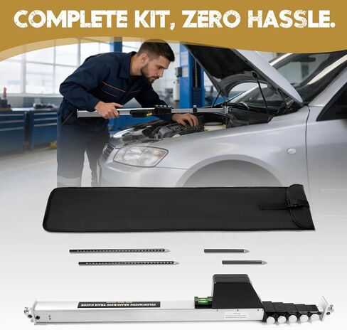 Telescoping Measuring Tram Gauge, 10 Feet High Precision Auto Body Frame Machine Measuring Ruler for Car Repair Tram Gauge Construction, Machinery Maintenance | Aluminum in Kuwait
