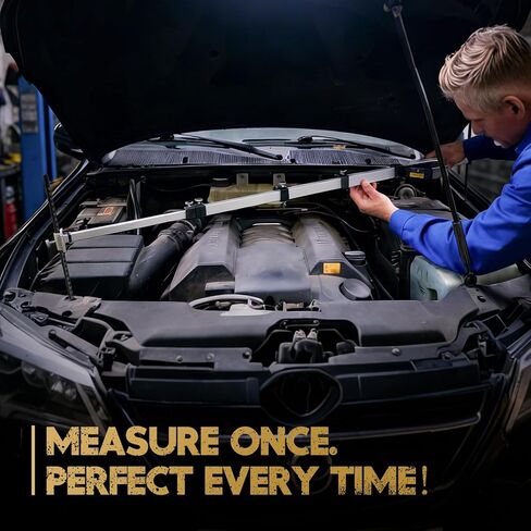 Telescoping Measuring Tram Gauge, 10 Feet High Precision Auto Body Frame Machine Measuring Ruler for Car Repair Tram Gauge Construction, Machinery Maintenance | Aluminum in Kuwait