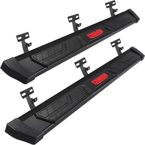 COMNOVA Running Boards Compatible with 2019-2026 Chevy Silverado/GMC Sierra 1500 Crew Cab, 2020-2026 Silverado/Sierra 2500HD 3500HD Crew Cab. 6 Inch Carbon Steel Nerf Bars Step Bars. in Kuwait