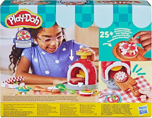 Play-Doh Stamp & Spin Pizza Playset, 8 Accessories & 5 Colors, Kids Play Food & Cooking Toys, Ages 3+ in Kuwait