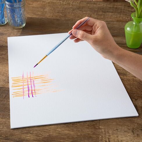 9" x 12" White Super Value Canvas Panel by Artist's Loft Necessities - Acid Free Cotton Canvas for Paint, Acrylic, & Oils - 5 Pack in Saudi Arabia
