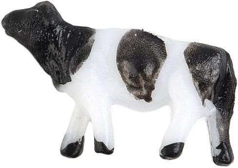 30 Pcs 1:150 N Scale Plastic Cows, Painted Farm Animal Figures for Model Train Scenes and Outdoor Landscape Displays in Kuwait