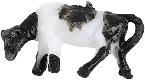 30 Pcs 1:150 N Scale Plastic Cows, Painted Farm Animal Figures for Model Train Scenes and Outdoor Landscape Displays in Kuwait
