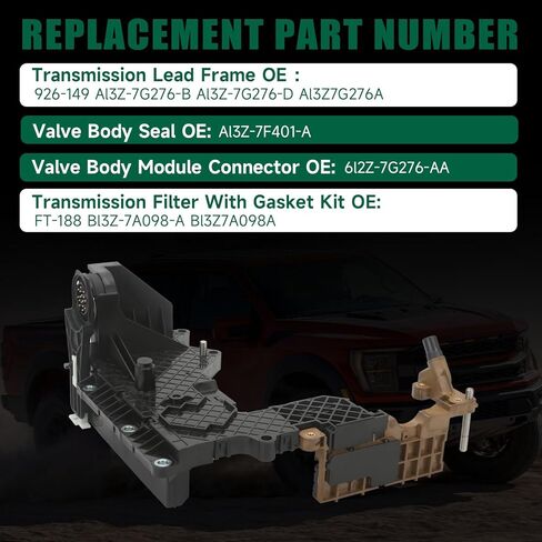 Upgrade 926-149 6R80 Transmission Lead Frame with Valve Body Module Connector, Valve Body Seal, Transmission Filter Fit for Ford F150 F250 F350 Super Duty Mustang, Lincoln Navigator AL3Z-7G276-B in Saudi Arabia